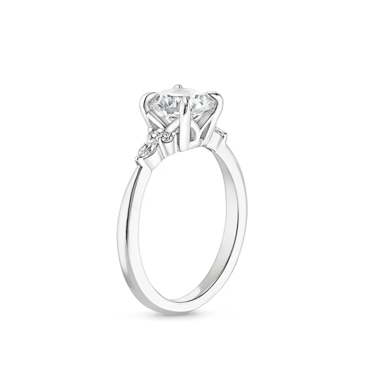 Aila - Round cut Lab Grown Diamond Ring - Image 2