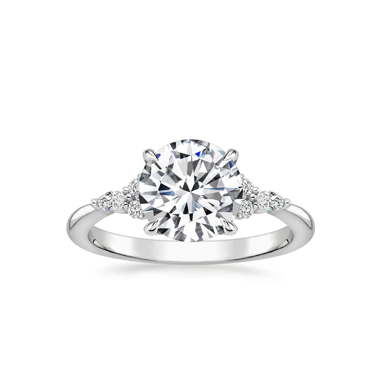 Aila - Round cut Lab Grown Diamond Ring - Image 3
