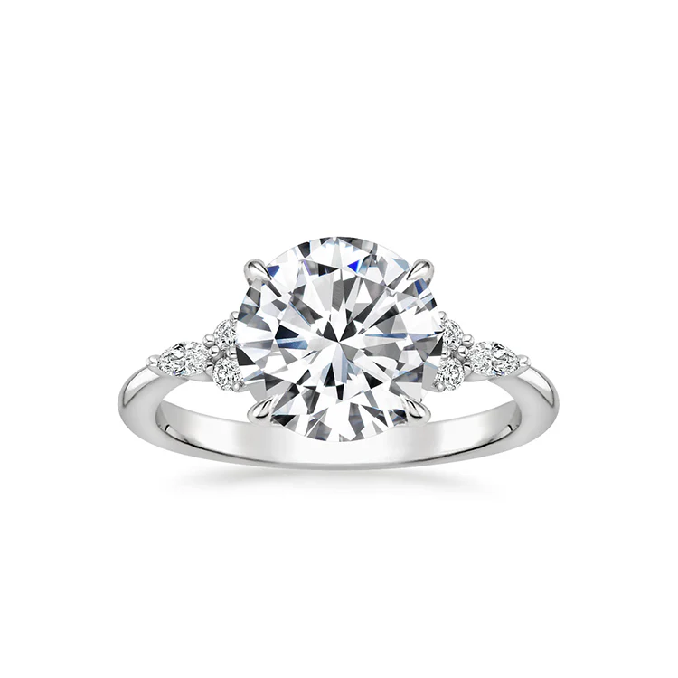 Aila - Round cut Lab Grown Diamond Ring - Image 4