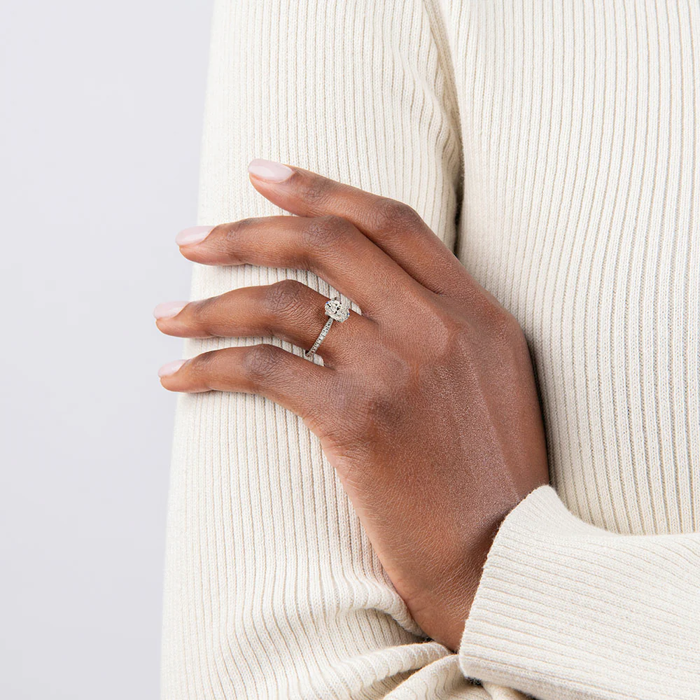 Alba - Round cut Lab Grown Diamond Ring - Image 5