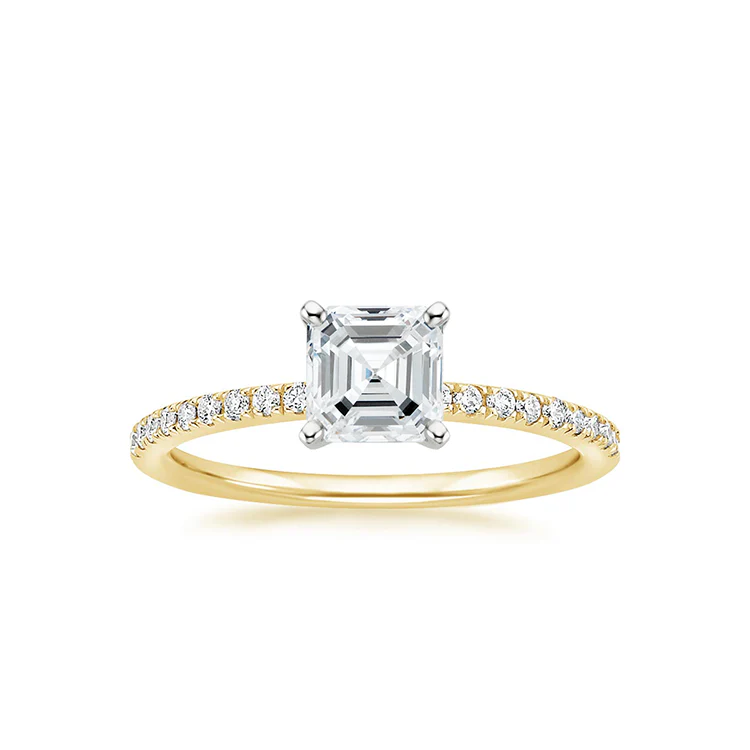 Alia - Asscher cut Lab Grown Diamond Ring