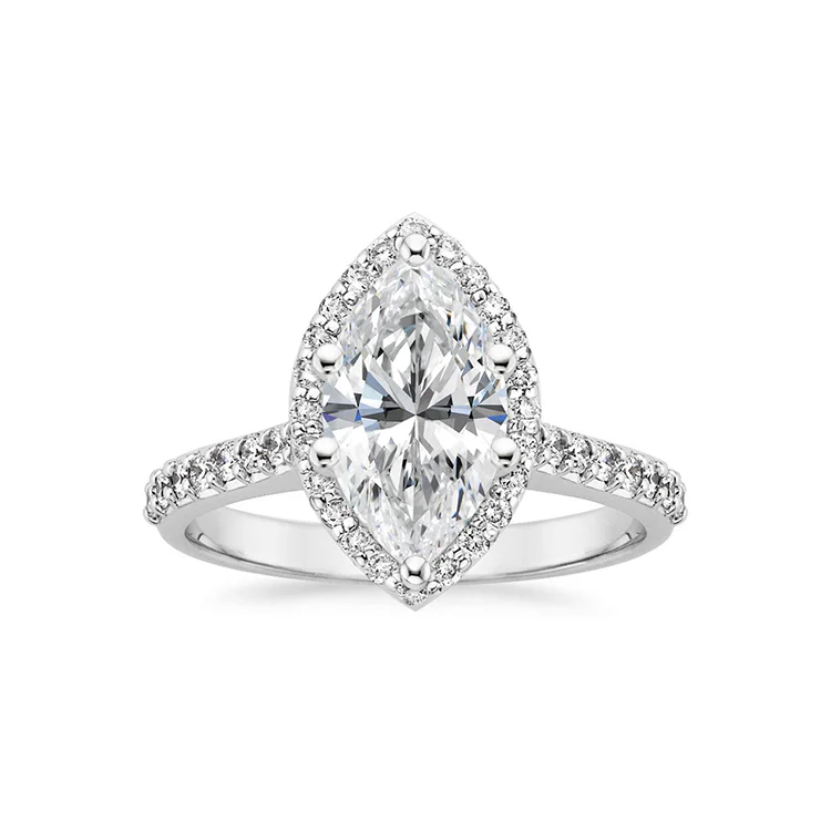 Alma - Marquise cut Lab Grown Diamond Ring - Image 2