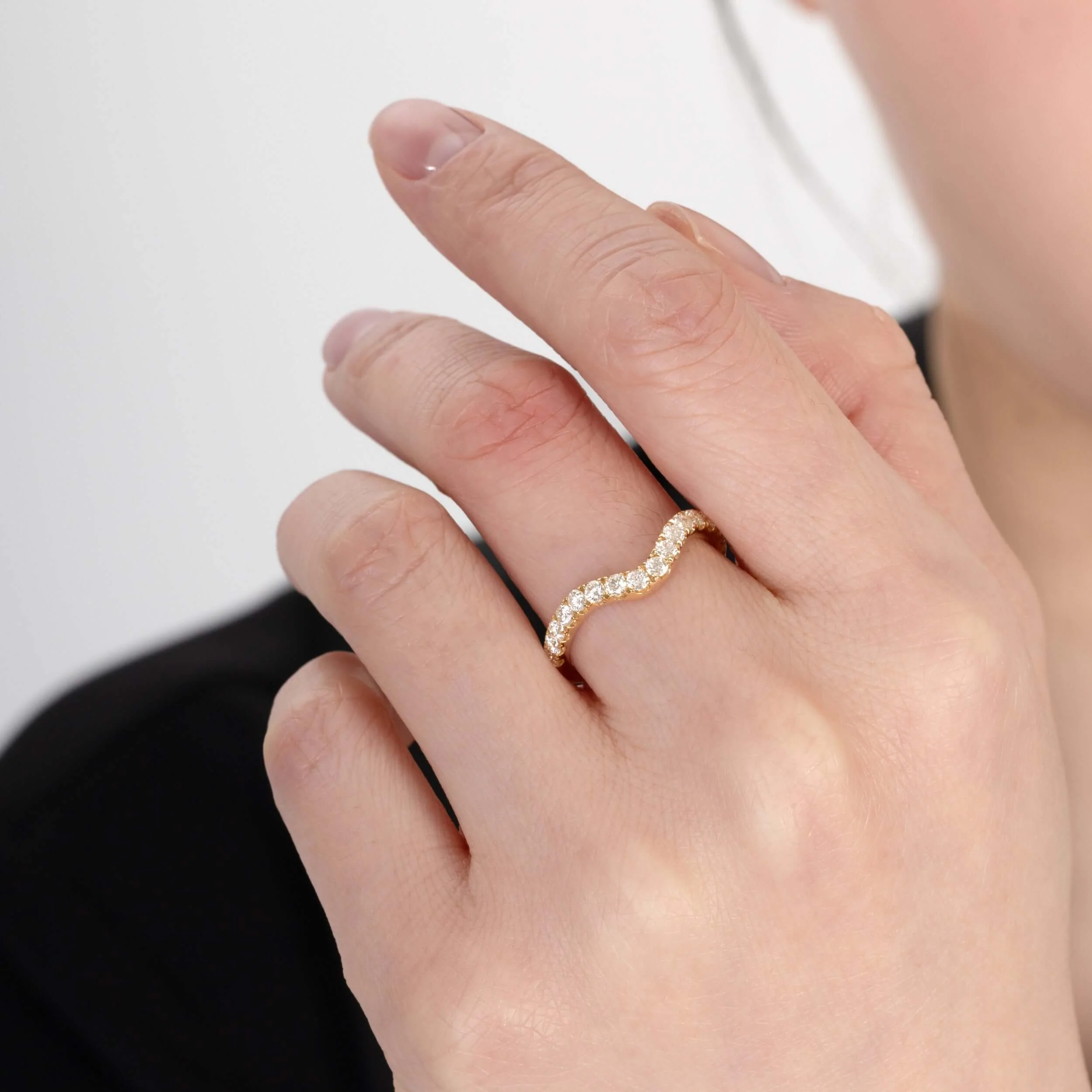 Anya-Round Cut Lab Grown Diamond Ring - Image 6