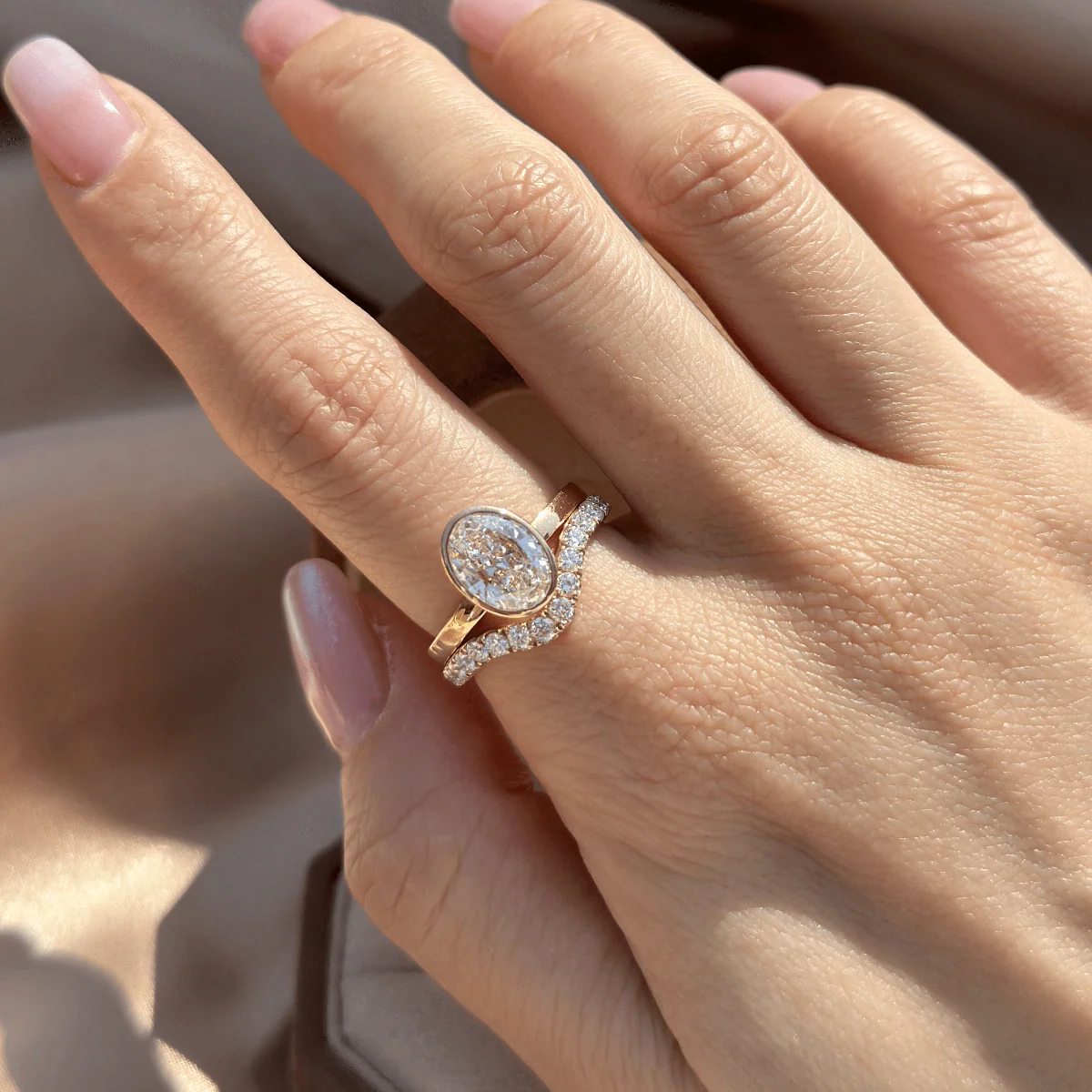 Anya-Round Cut Lab Grown Diamond Ring - Image 8