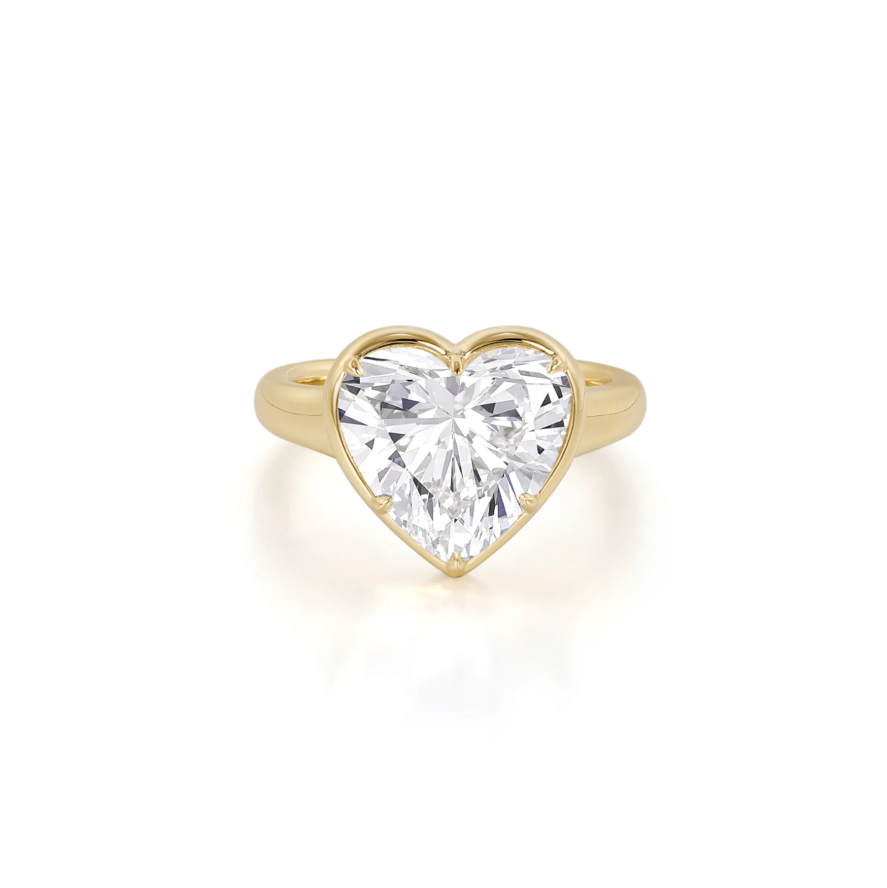 Arden-Heart Cut Lab Grown Diamond Engagement Ring