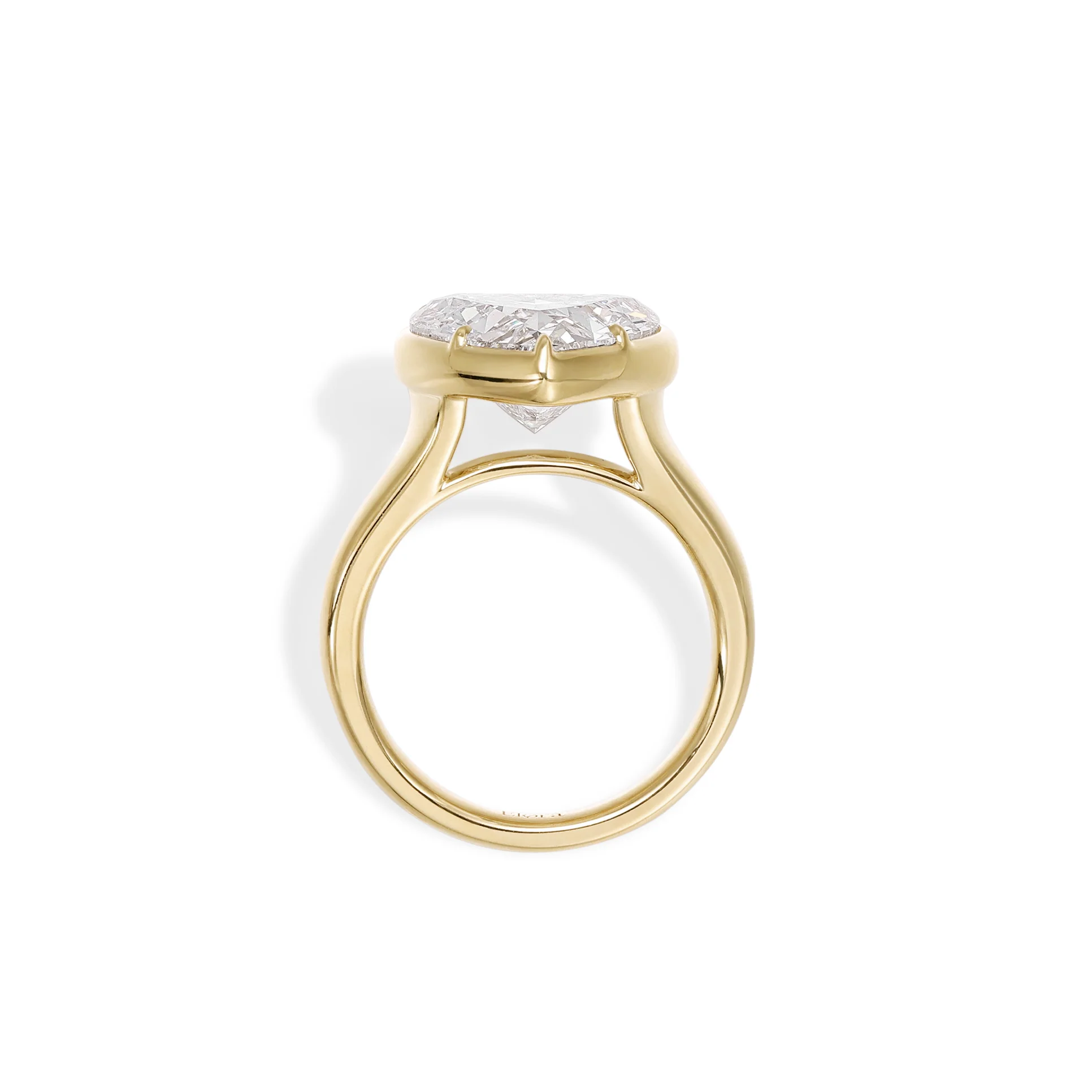 Arden-Heart Cut Lab Grown Diamond Engagement Ring - Image 2