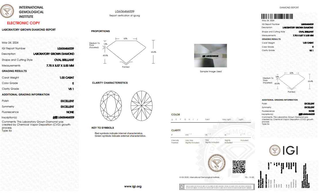 Aria-1ct Oval Cut Lab Grown Diamond Ring - Image 4