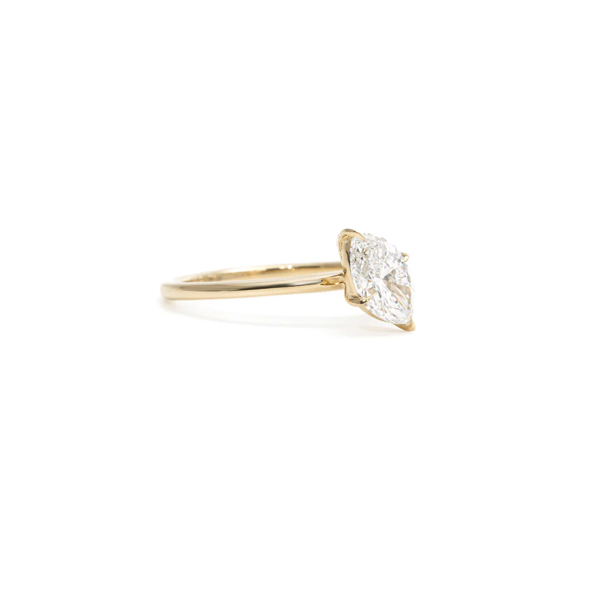 Aria-Oval Cut Lab Grown Diamond Ring - Image 3