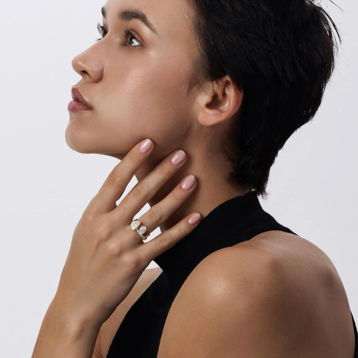 Aria-Oval Cut Lab Grown Diamond Ring - Image 5