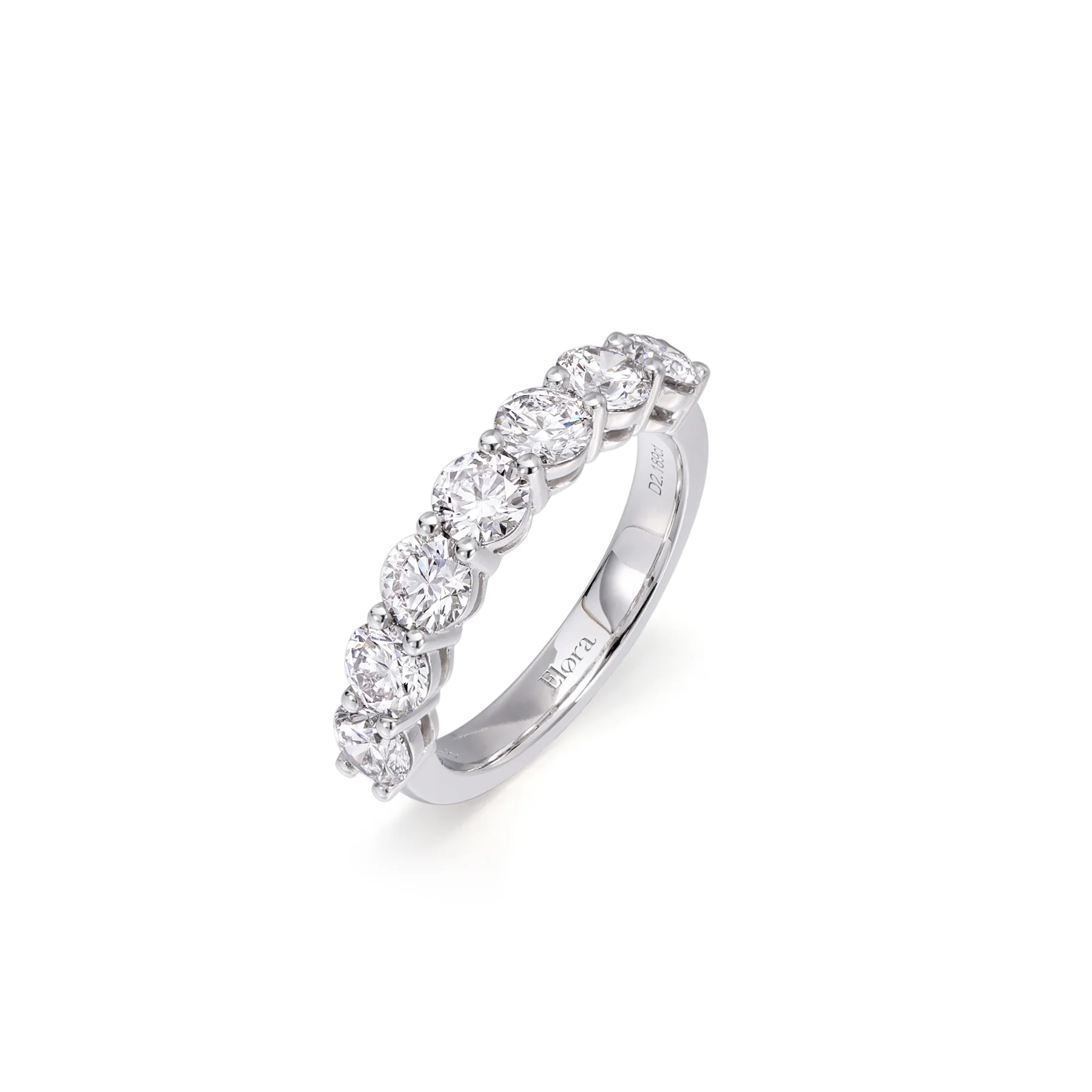 Audrey-Round Cut Diamond Eternity Band - Image 3