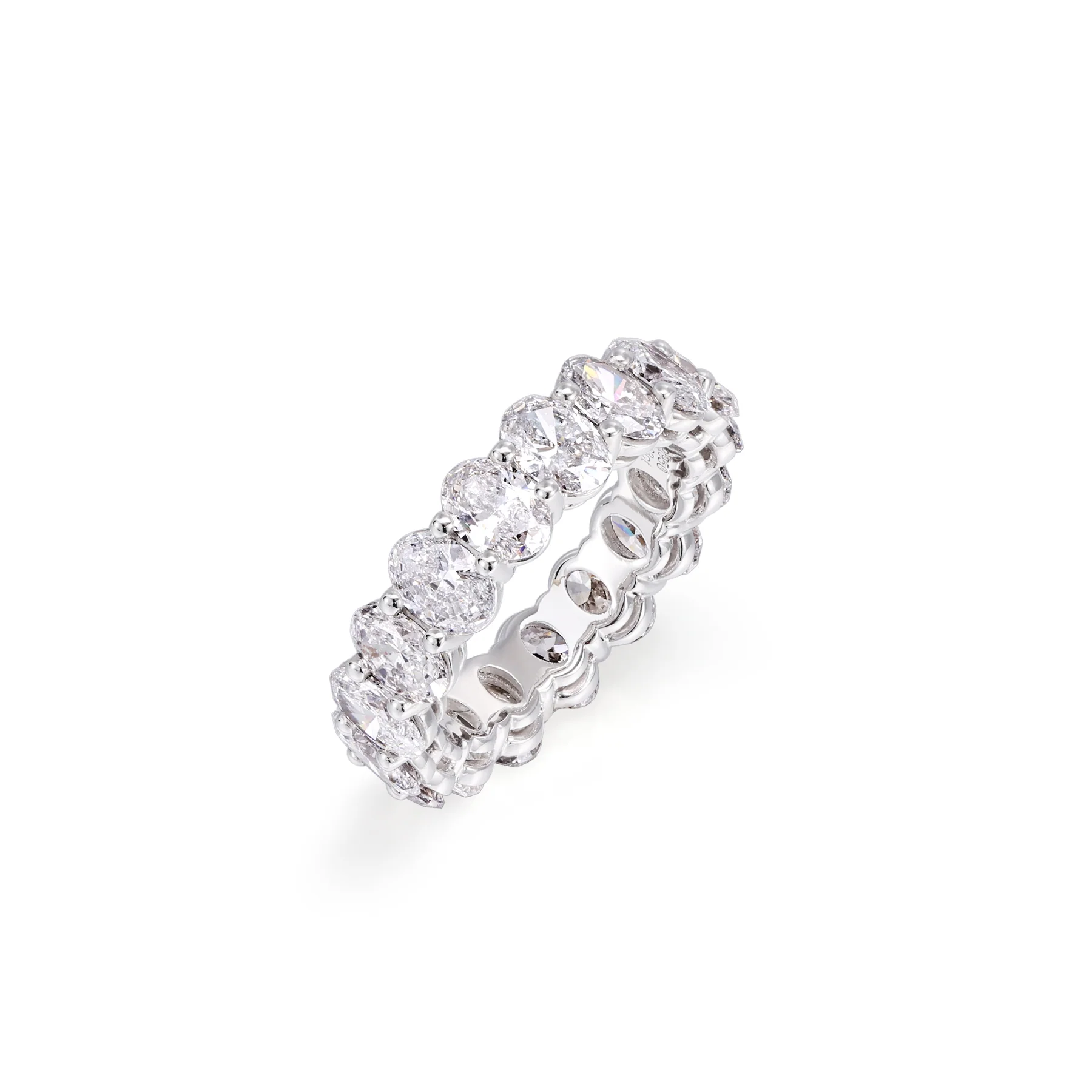 Ava-Oval Cut Diamond Eternity Band - Image 3