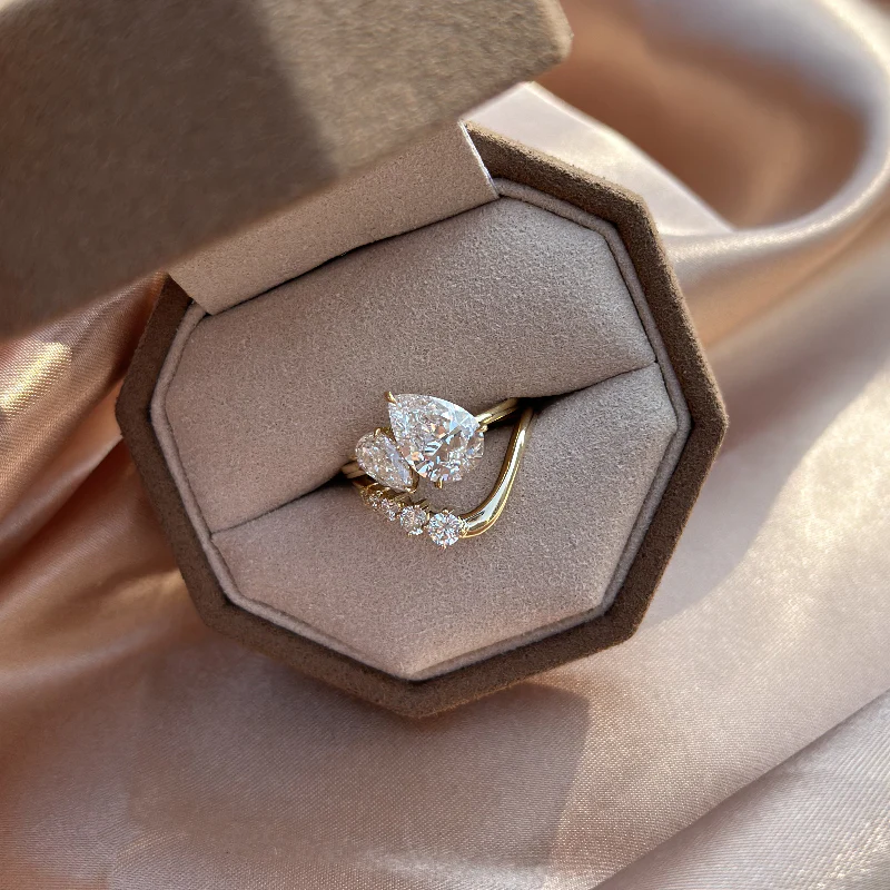 Avery-Pear Cut Lab Grown Diamond Ring - Image 7
