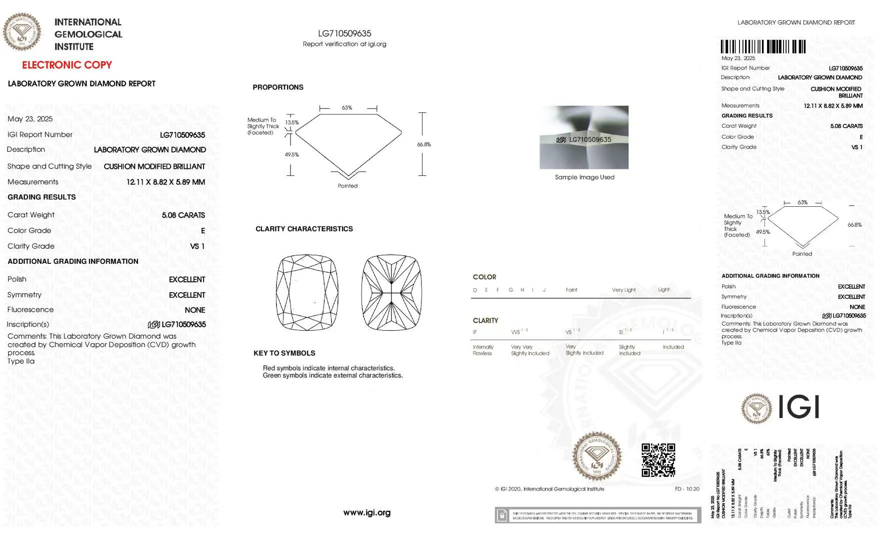 Bay-Cushion Cut Lab Grown Diamond Engagement Ring - Image 3