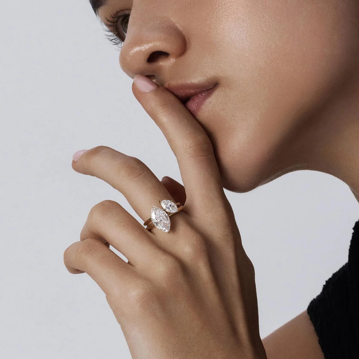 Elena-Marquise Cut Lab Grown Diamond  Ring - Image 6
