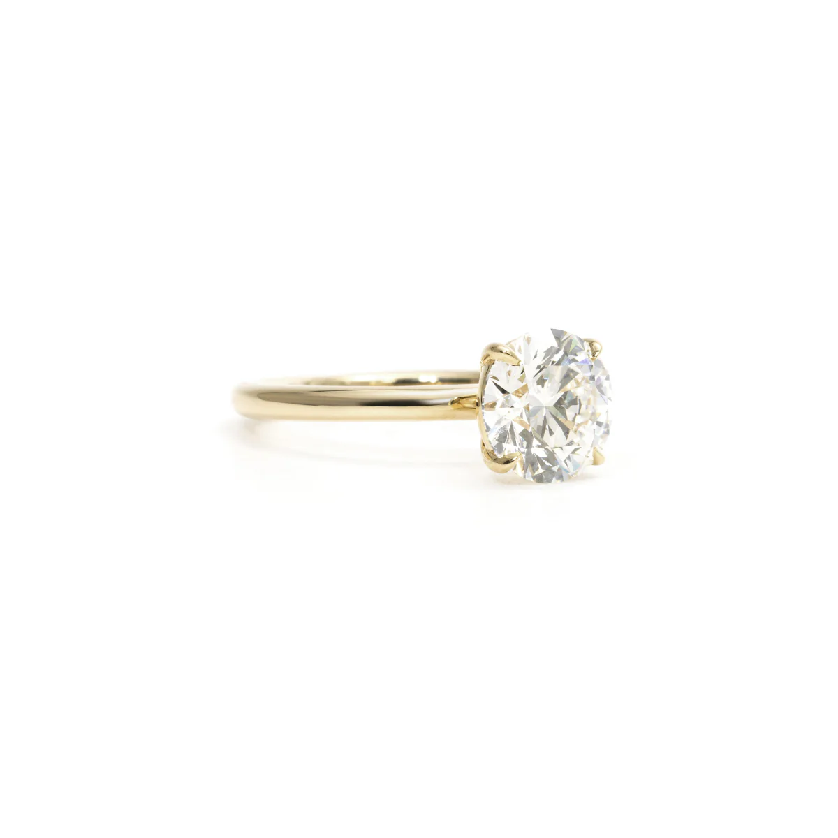 Chloe- Round Cut Lab Grown Diamond Ring - Image 2