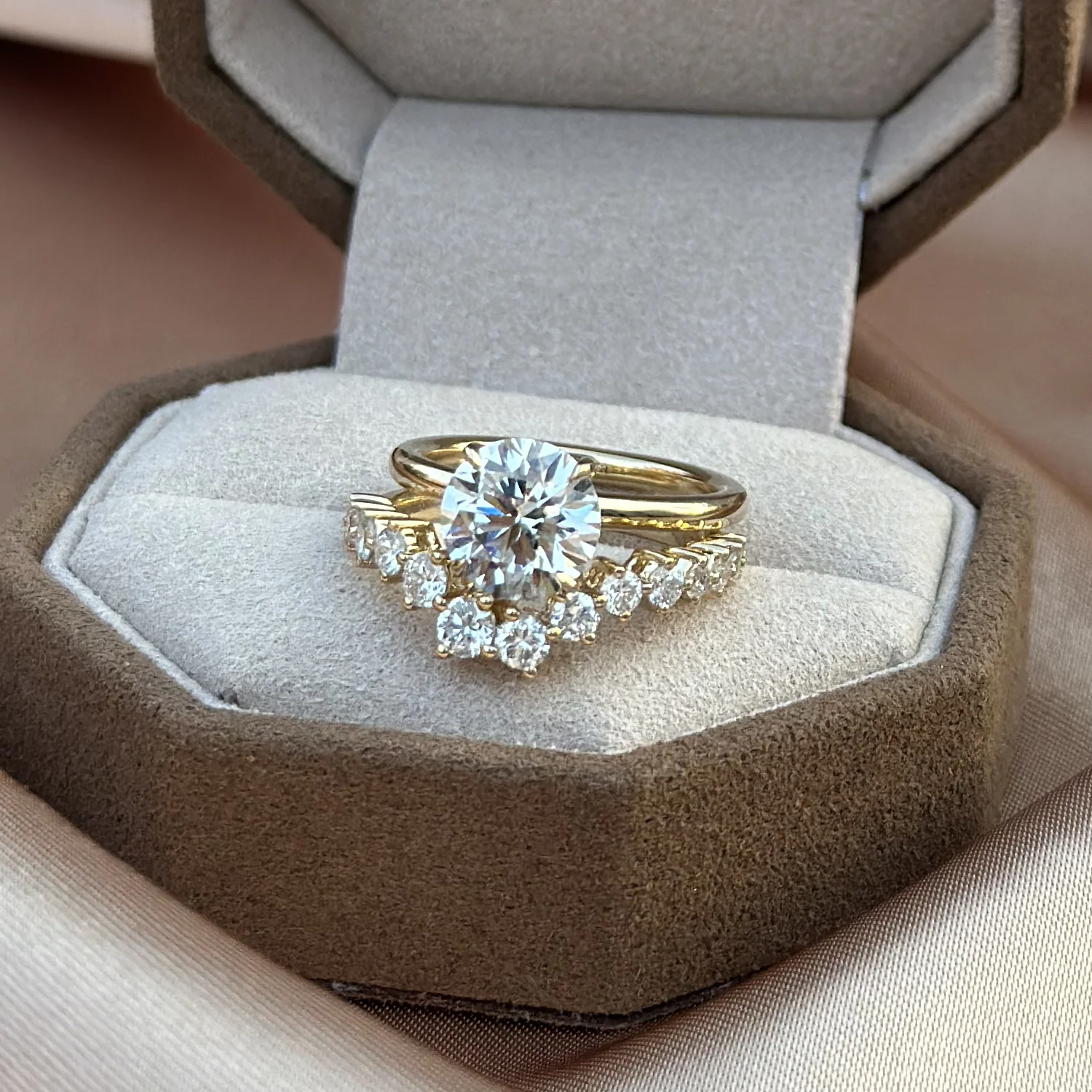 Chloe- Round Cut Lab Grown Diamond Ring - Image 7