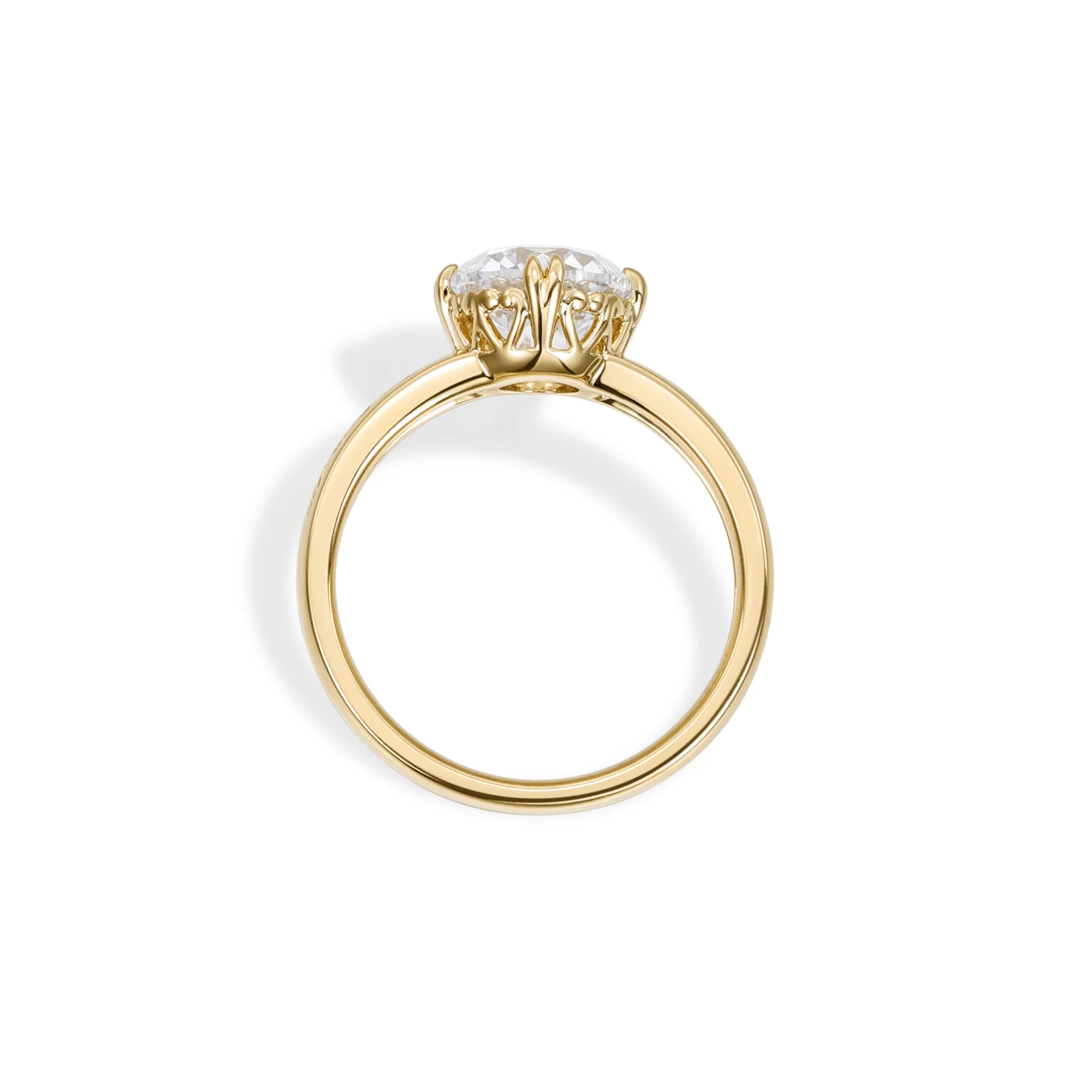 Clarion-2.05ct Old European Cut Lab Grown Diamond Engagement Ring - Image 5