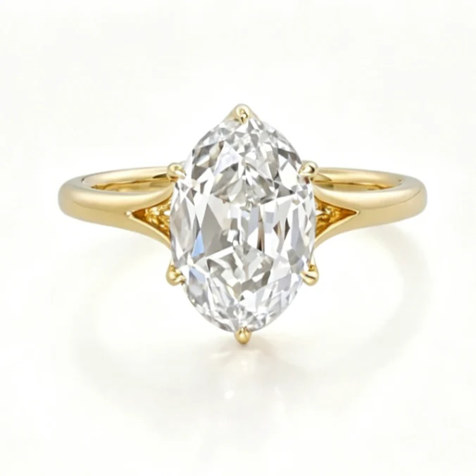 Custom Order Deposit - 3ct Oval cut Lab Diamond Ring