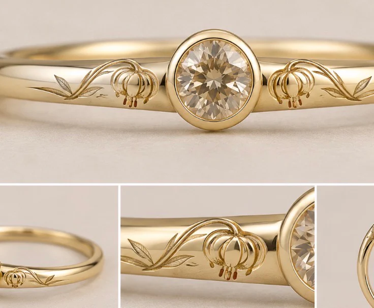 Custom Order Deposit - 4ct Old Mine Oval Lab Diamond Ring - Image 2
