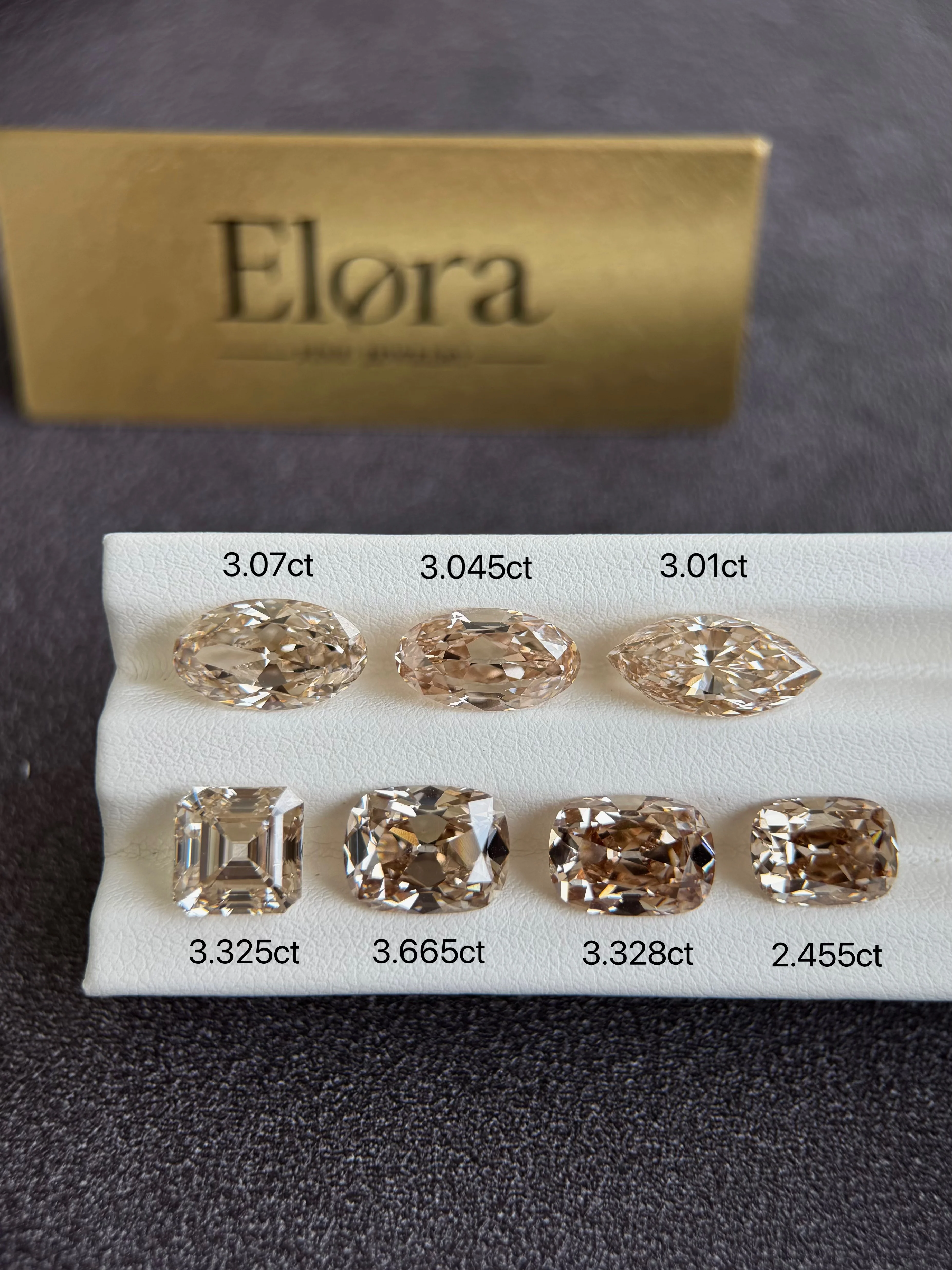 Custom Order Final Payment - moval cut Lab Grown Diamond Ring - Image 2