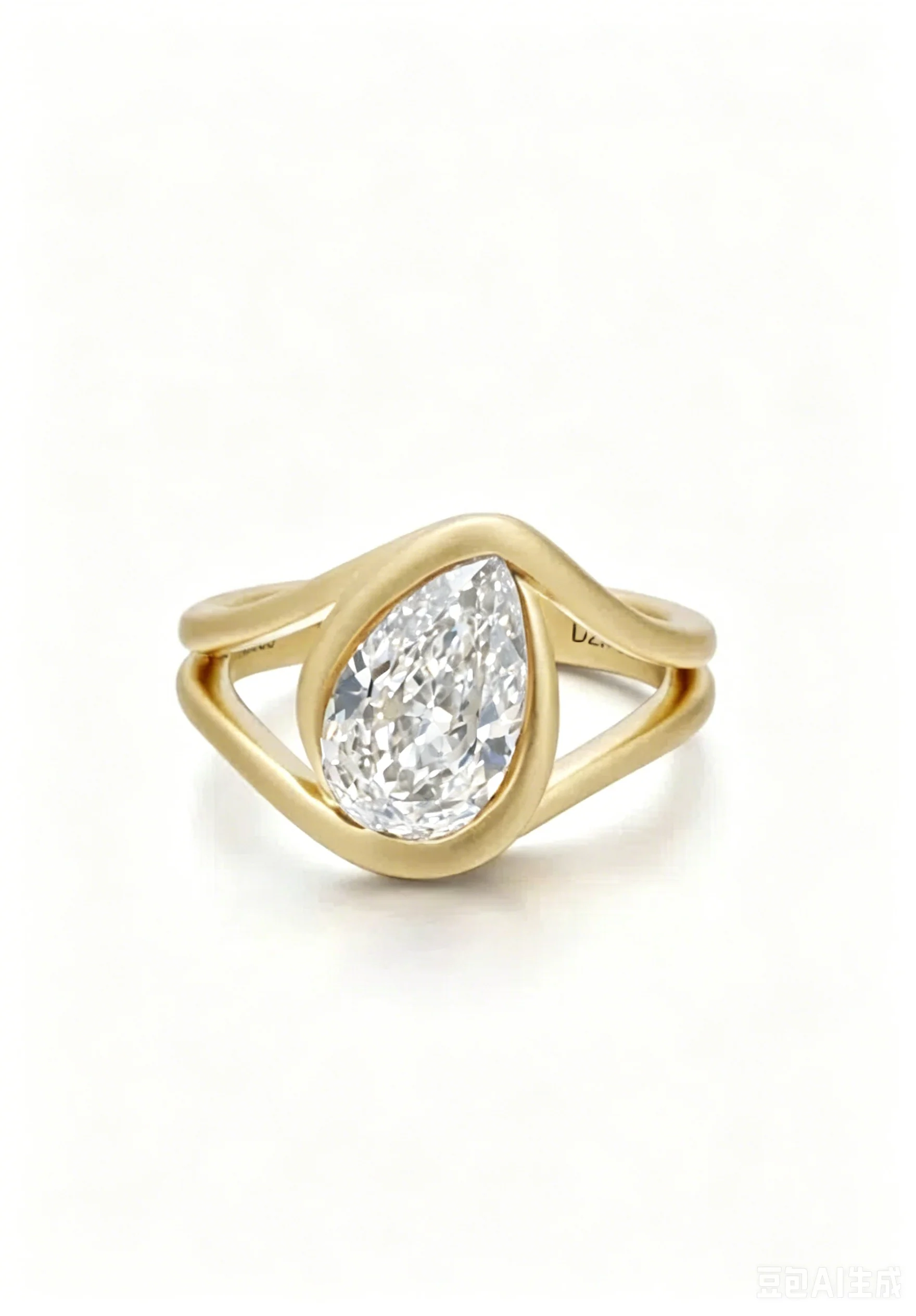 Custom-Order-Final-Payment-Celeste-Pear Lab Grown Diamond Engagement Ring