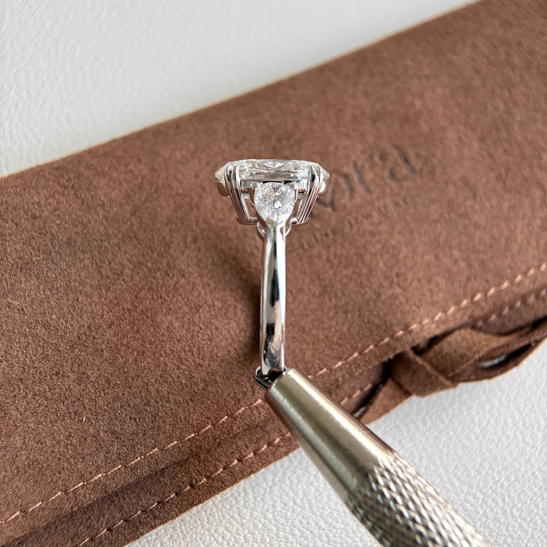 Dakota-5.03ct Oval Cut Lab Grown Diamond Ring - Image 3