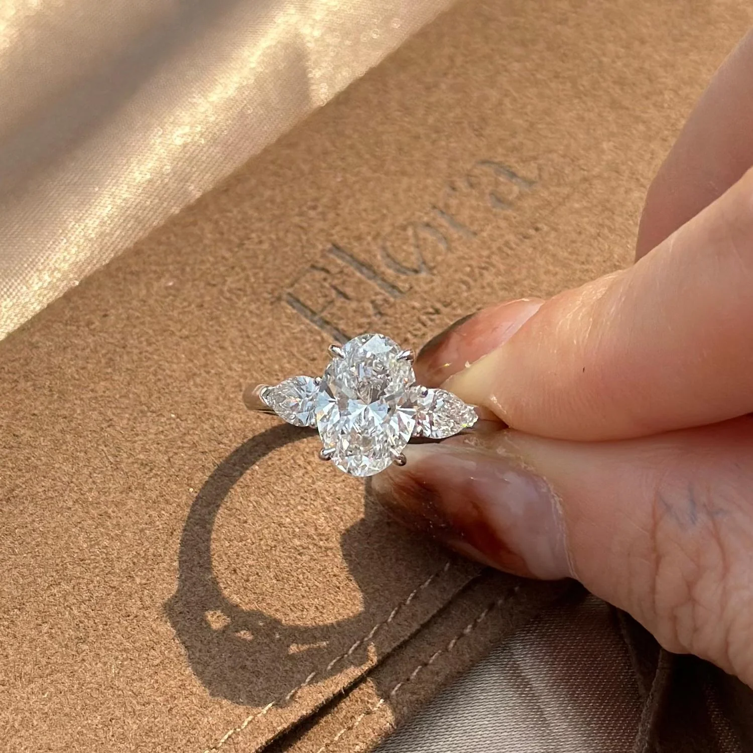 Dakota-Oval Cut Lab Grown Diamond Ring - Image 7