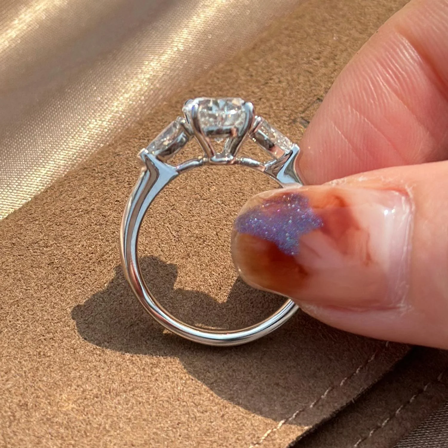 Dakota-Oval Cut Lab Grown Diamond Ring - Image 8
