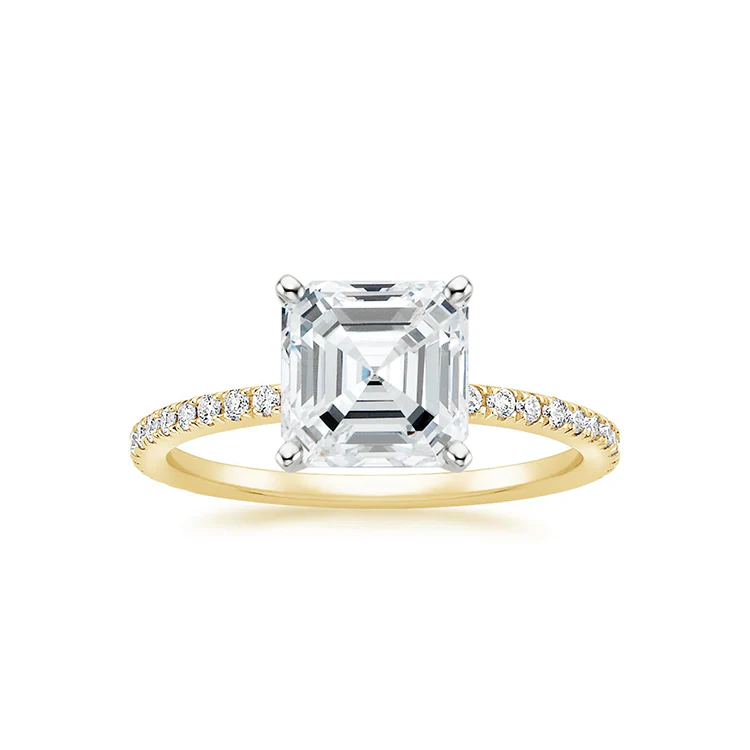 Daya - Asscher cut Lab Grown Diamond Ring - Image 2