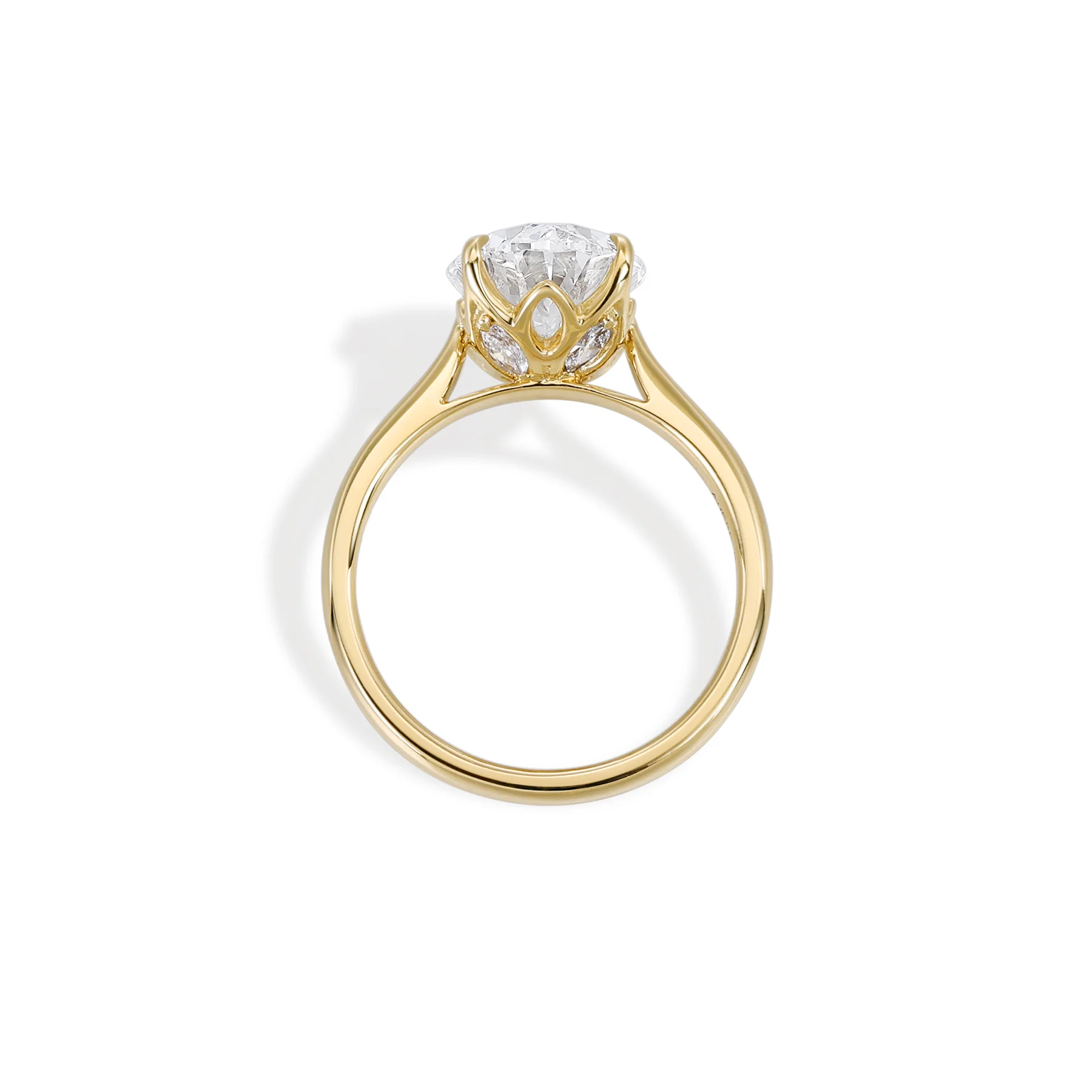 Derby-Oval Cut Lab Grown Diamond Engagement Ring - Image 2