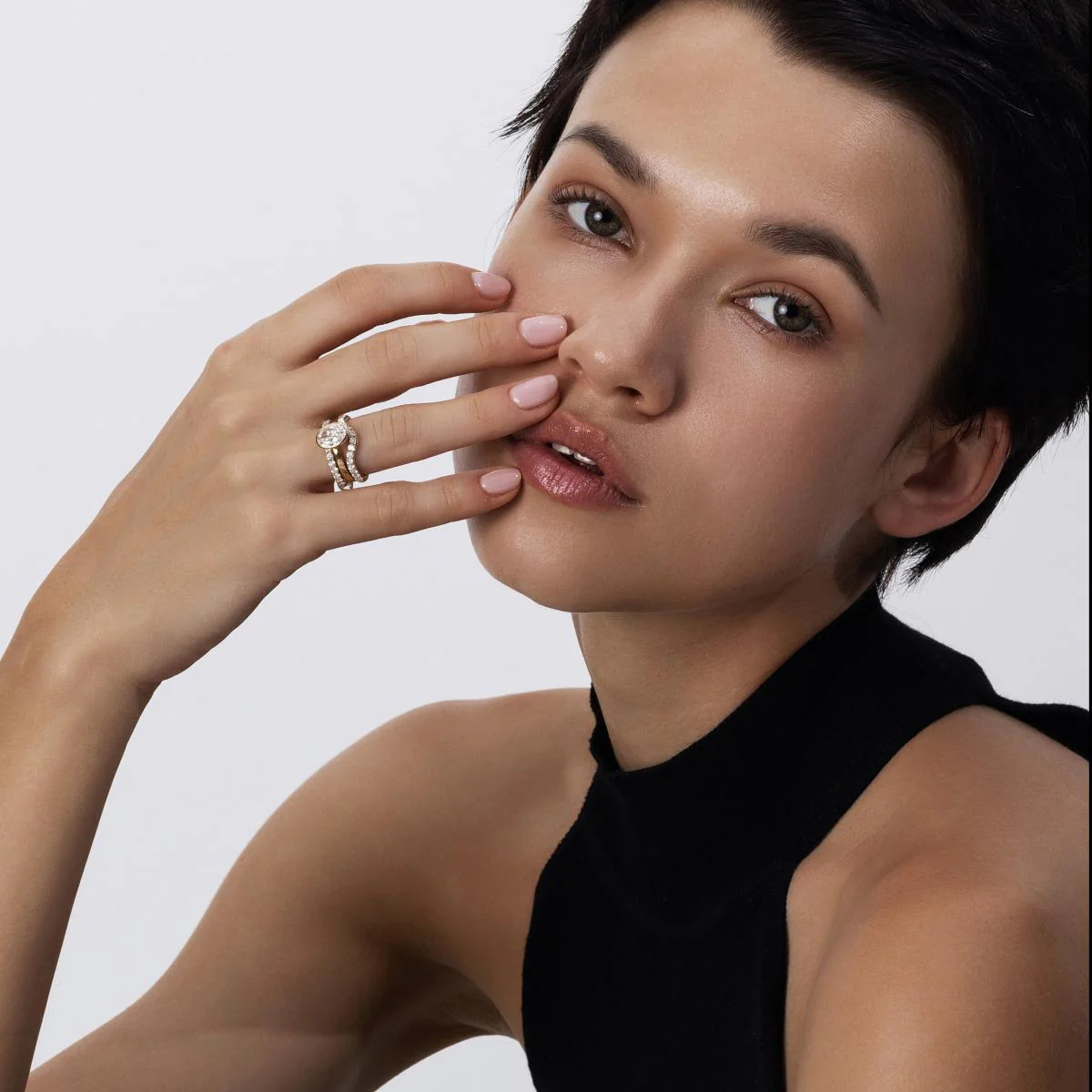 Eleanor-Oval Cut Lab Grown Diamond Ring - Image 6