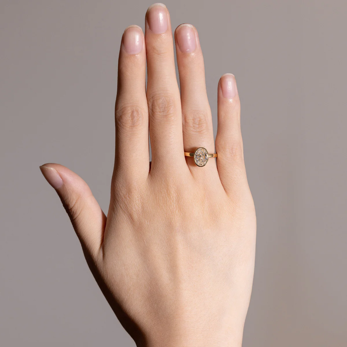 Eleanor-Oval Cut Lab Grown Diamond Ring - Image 7