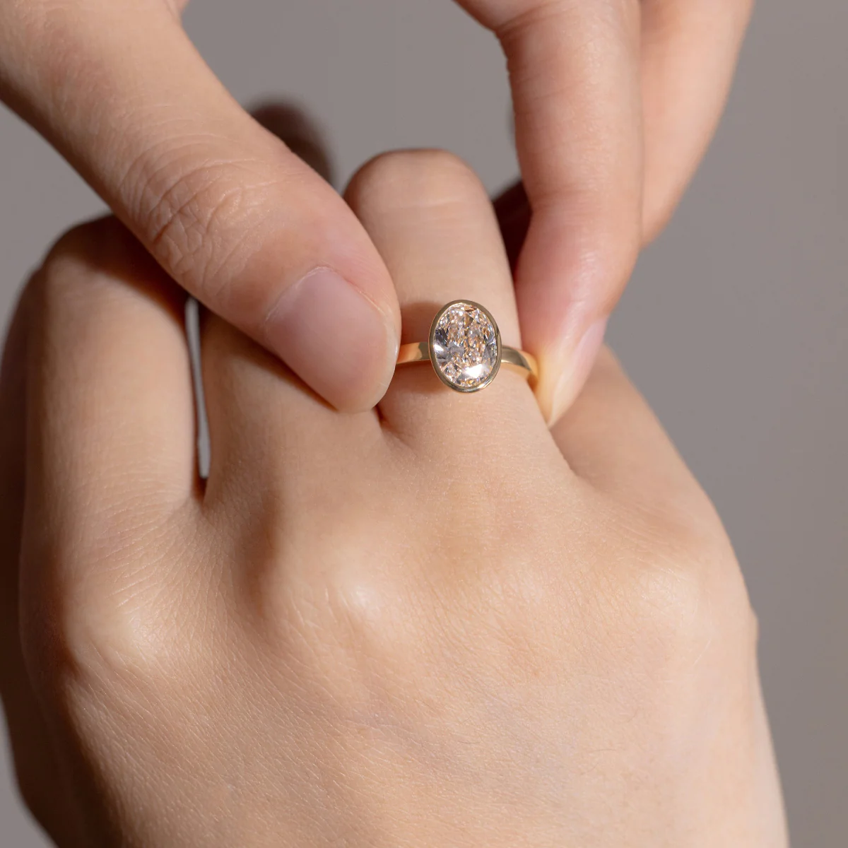 Eleanor-Oval Cut Lab Grown Diamond Ring - Image 8