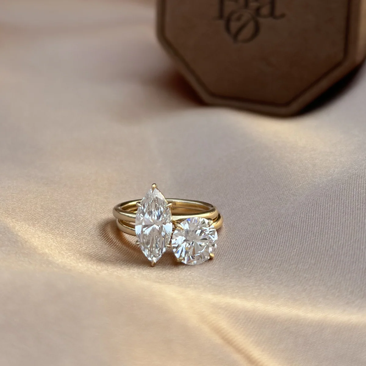 Elena-Marquise Cut Lab Grown Diamond  Ring - Image 9