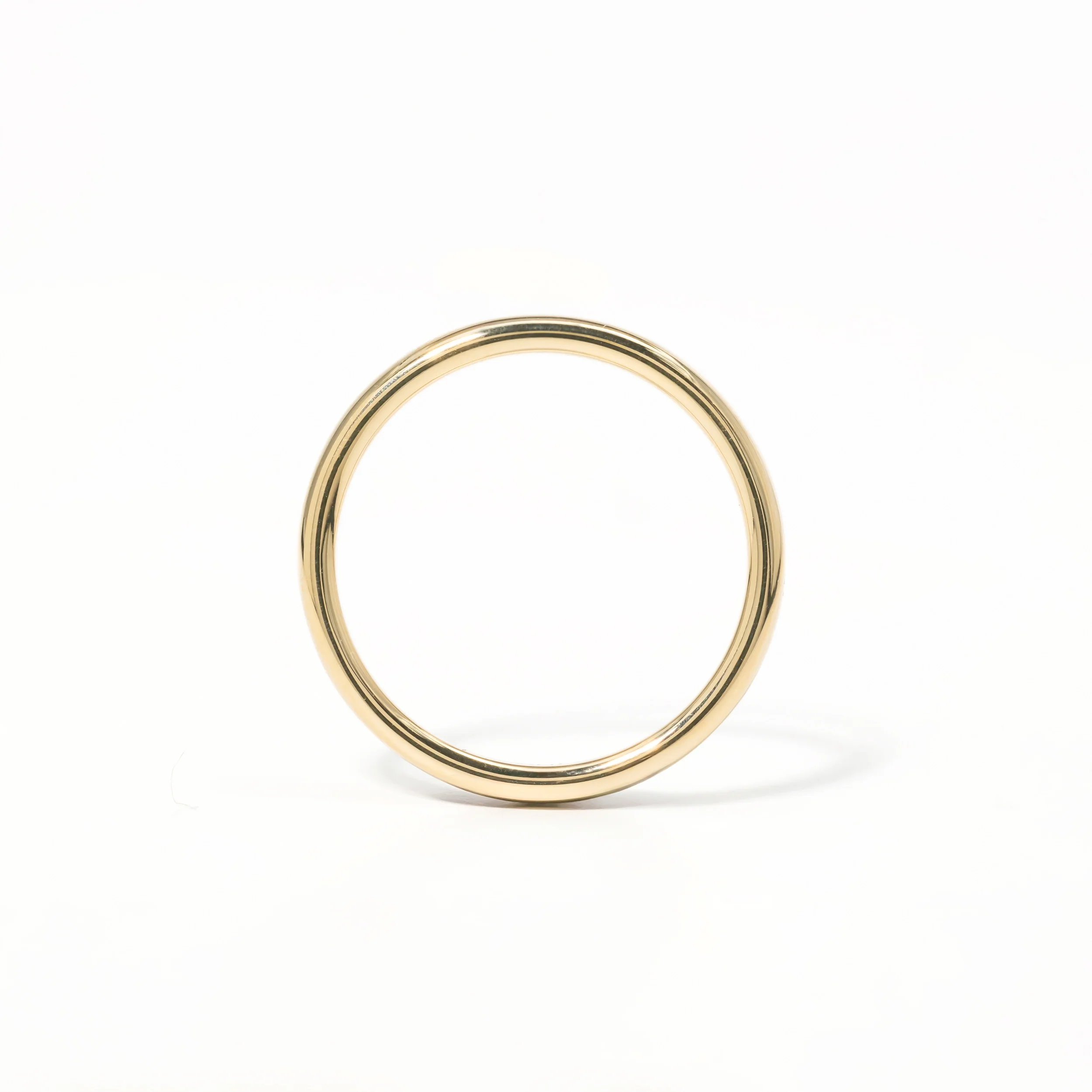 Ella-Yellow Gold Eternity Wedding Band - Image 3