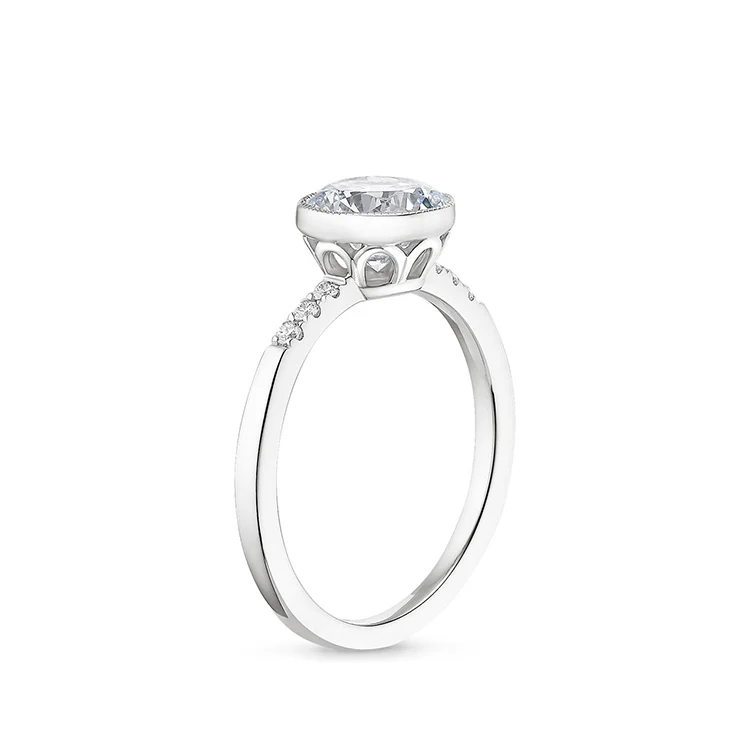 Elodie - Round cut Lab Grown Diamond Ring - Image 2