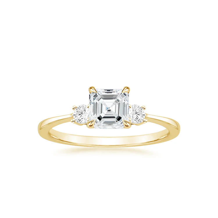 Etta - Asscher cut Lab Grown Diamond Ring