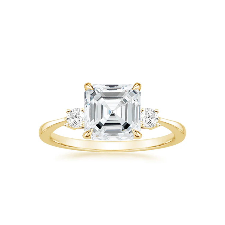 Etta - Asscher cut Lab Grown Diamond Ring - Image 2
