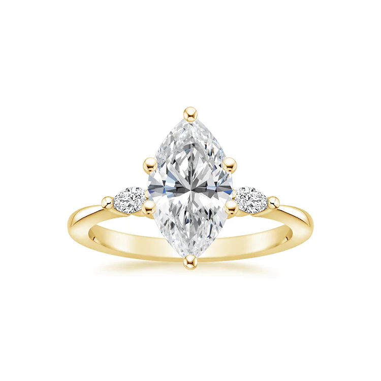 Fallon - Marquise cut Lab Grown Diamond Ring - Image 2