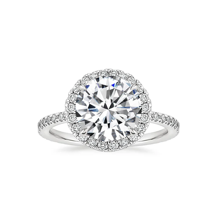 Freya - Round cut Lab Grown Diamond Ring - Image 4
