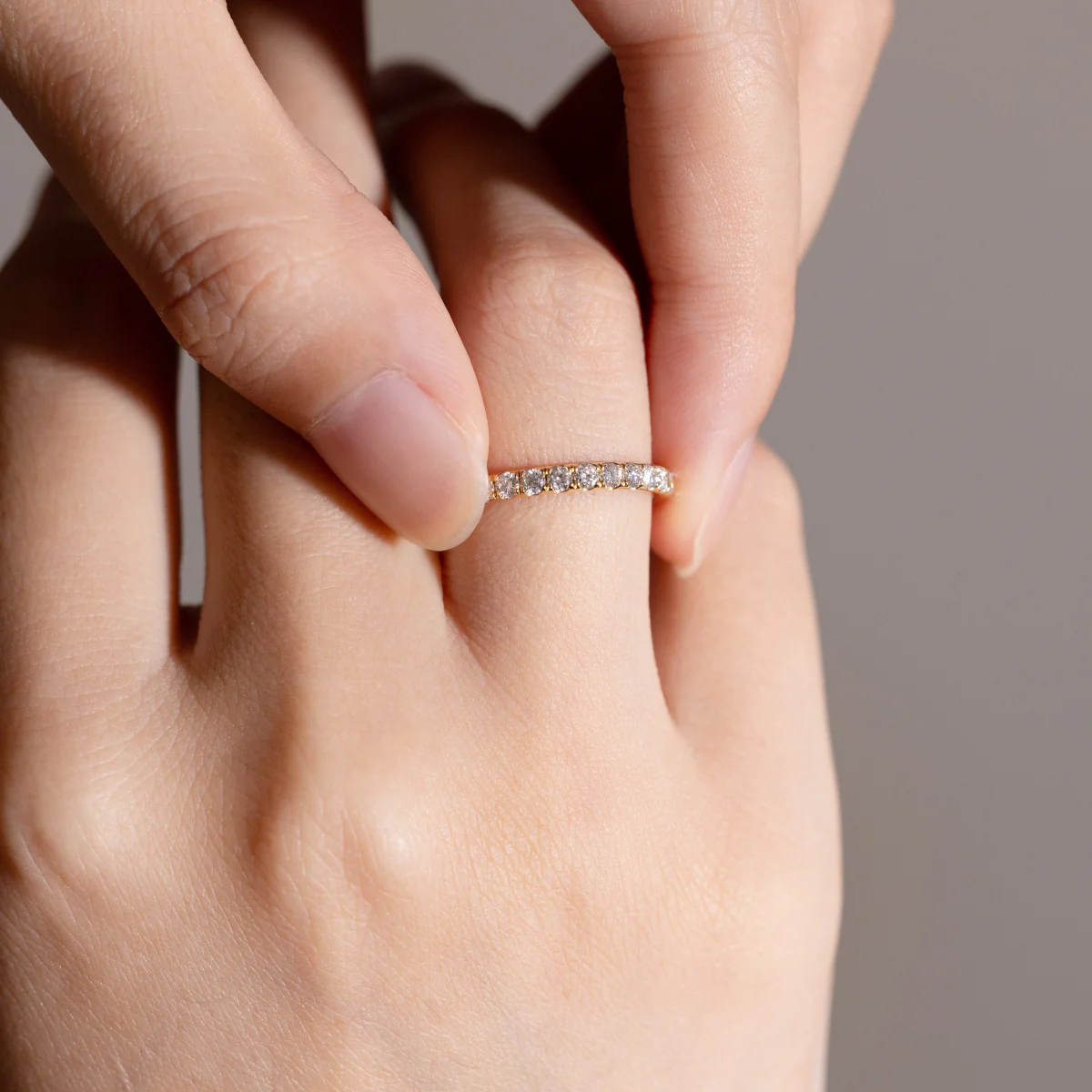 Gianna-Round Cut Lab Grown Diamond Ring - Image 11