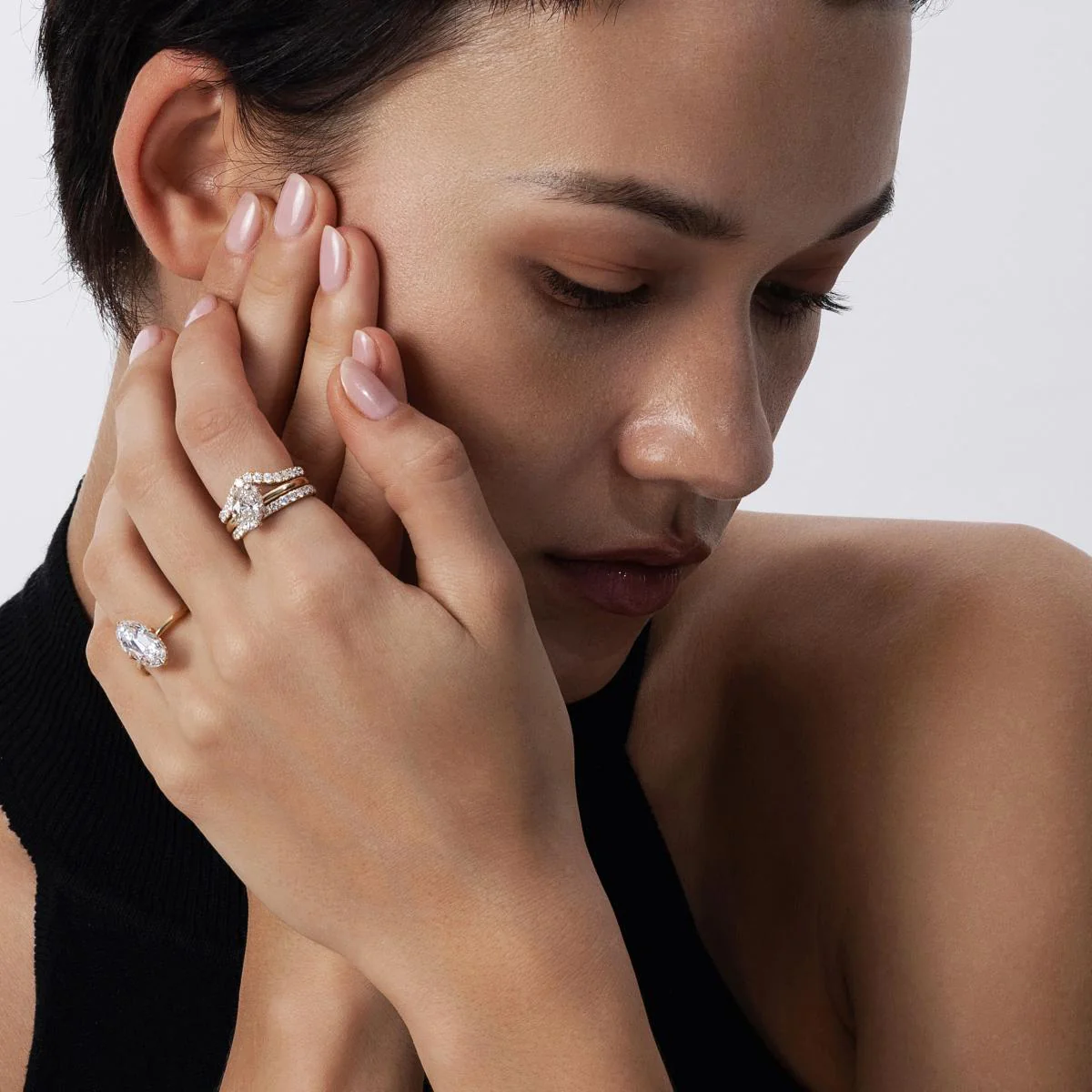 Gianna-Round Cut Lab Grown Diamond Ring - Image 5