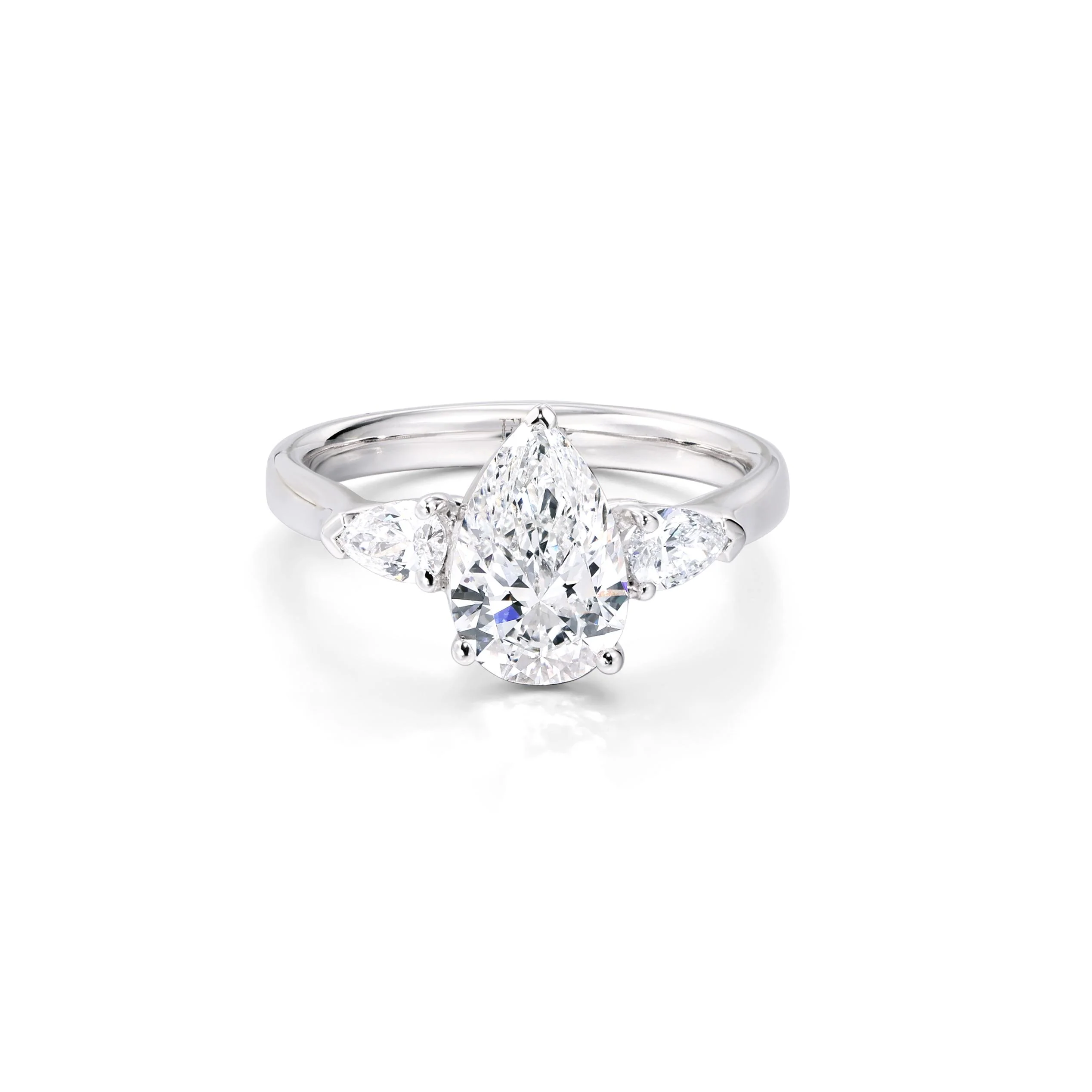 Gracie-Pear Cut Lab Grown Diamond Ring