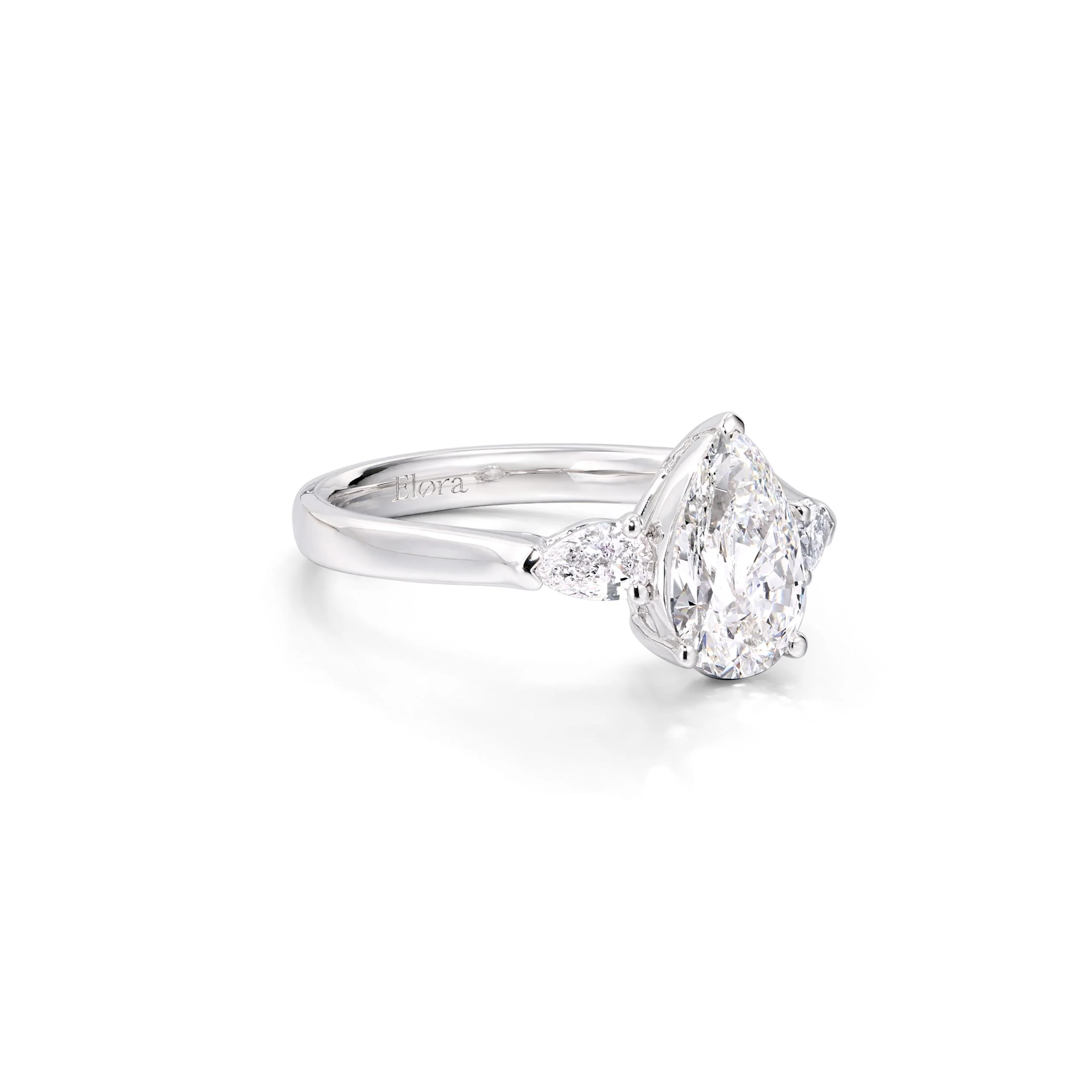 Gracie-Pear Cut Lab Grown Diamond Ring - Image 3