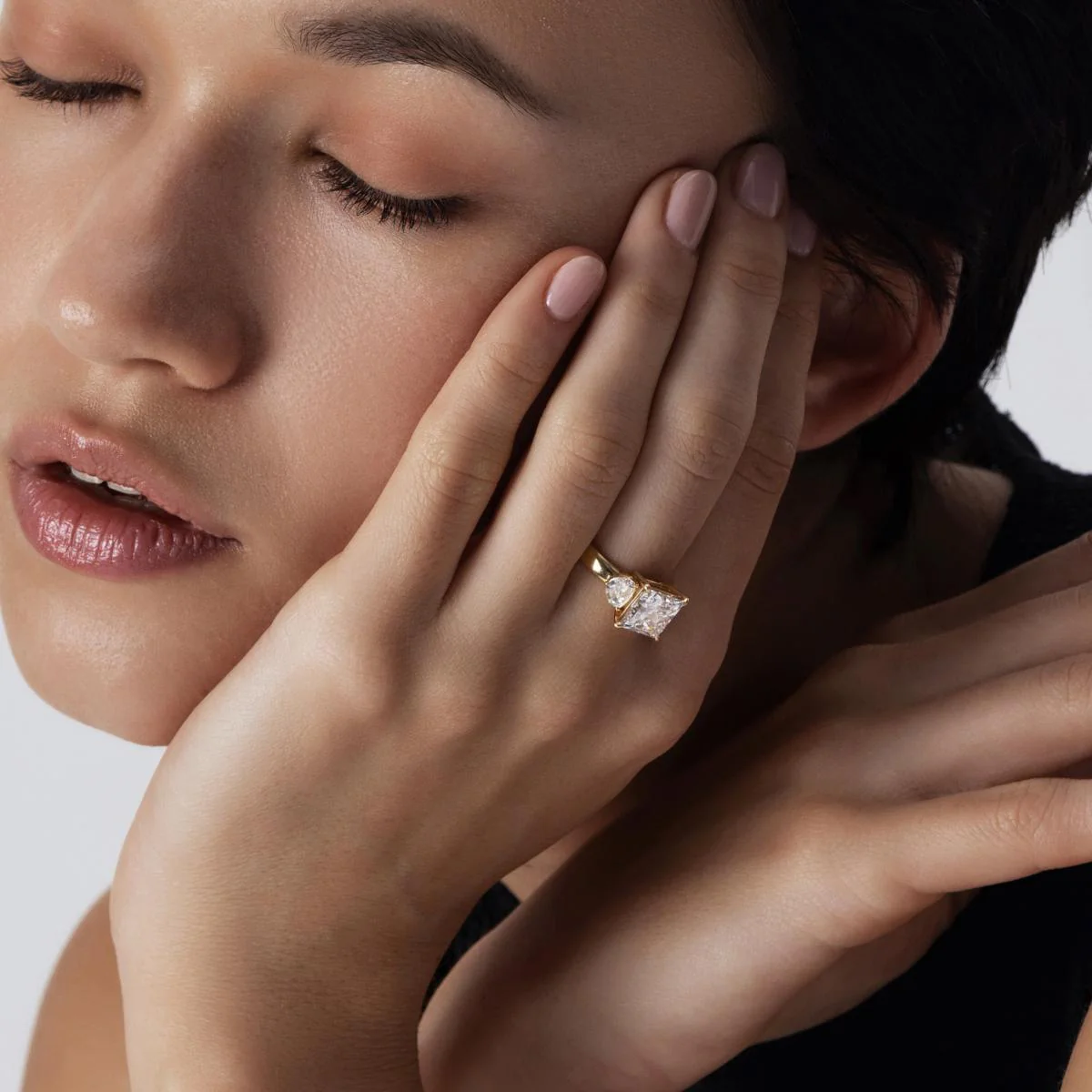 Hailey-Princess Cut Lab Grown Diamond Ring - Image 5