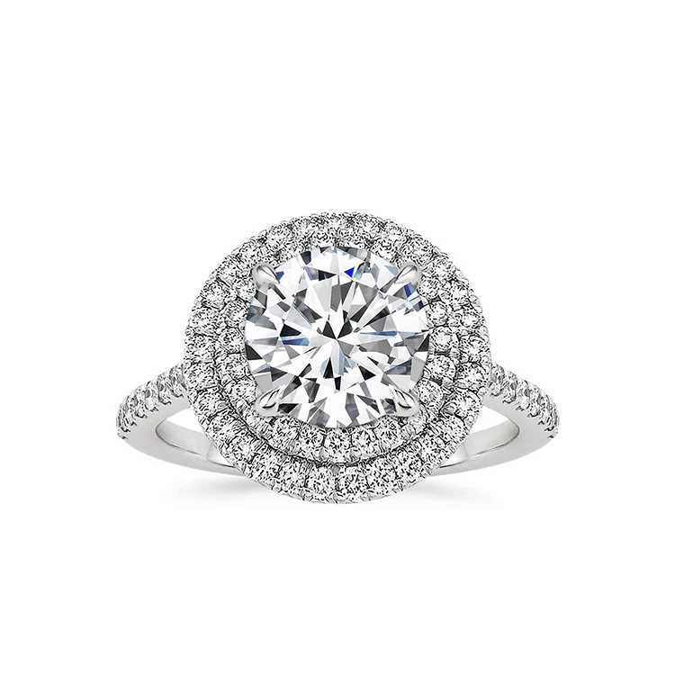Harper - Round cut Lab Grown Diamond Ring - Image 3