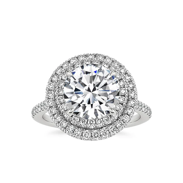 Harper - Round cut Lab Grown Diamond Ring - Image 4