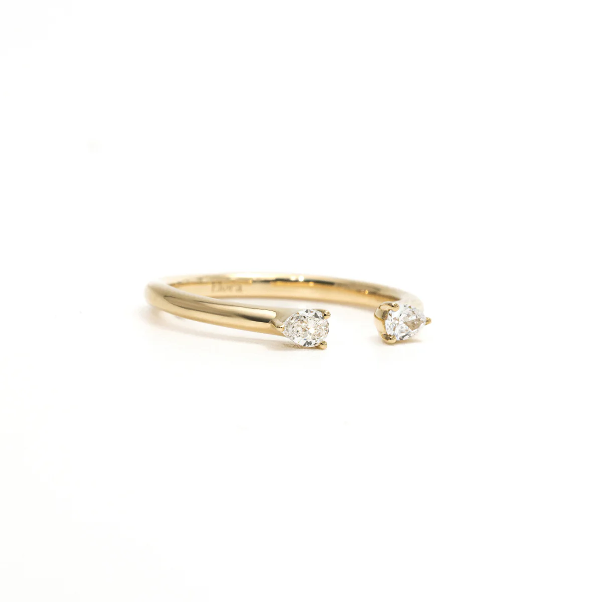 Ida-Pear Cut Lab Grown Diamond Ring - Image 3