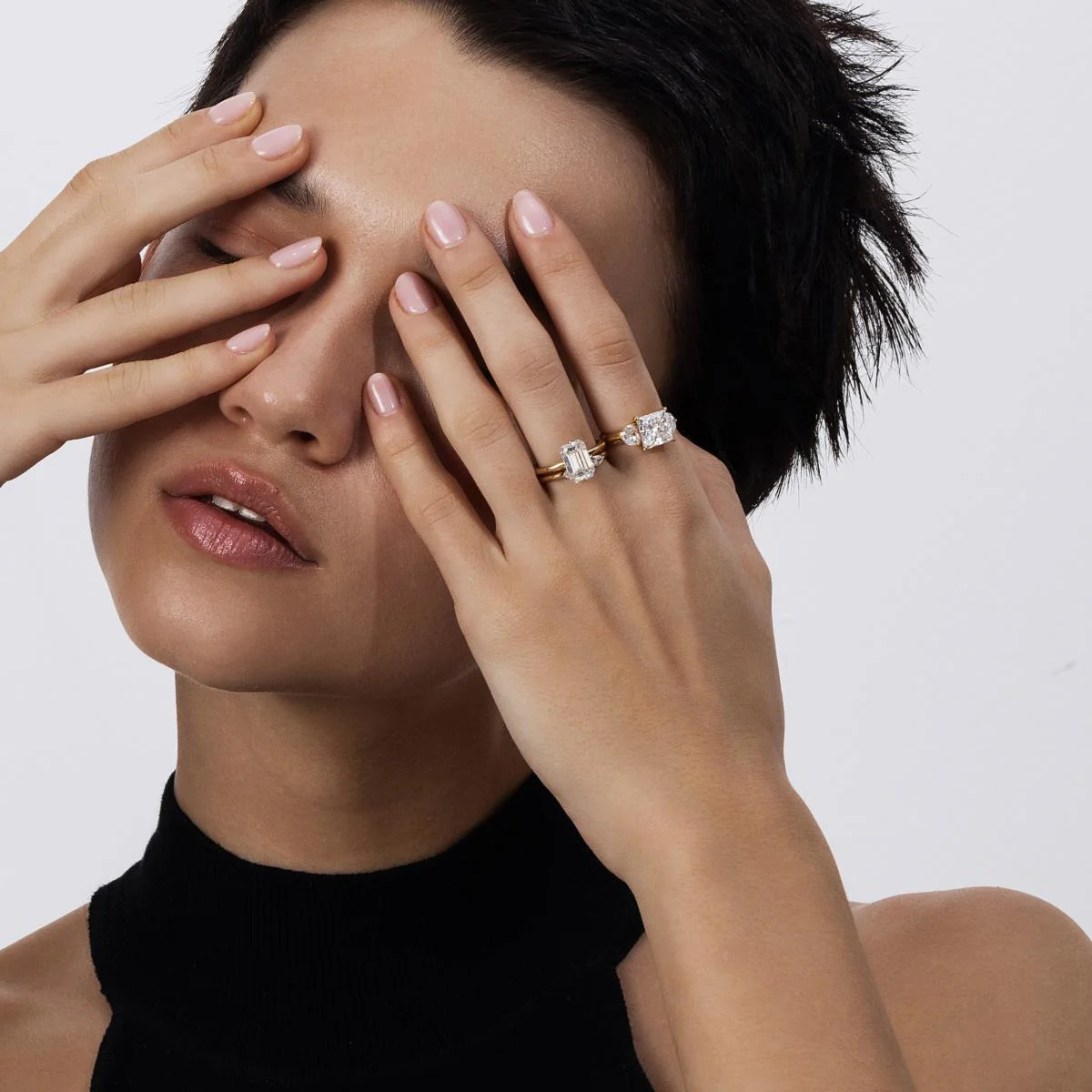 Ida-Pear Cut Lab Grown Diamond Ring - Image 5