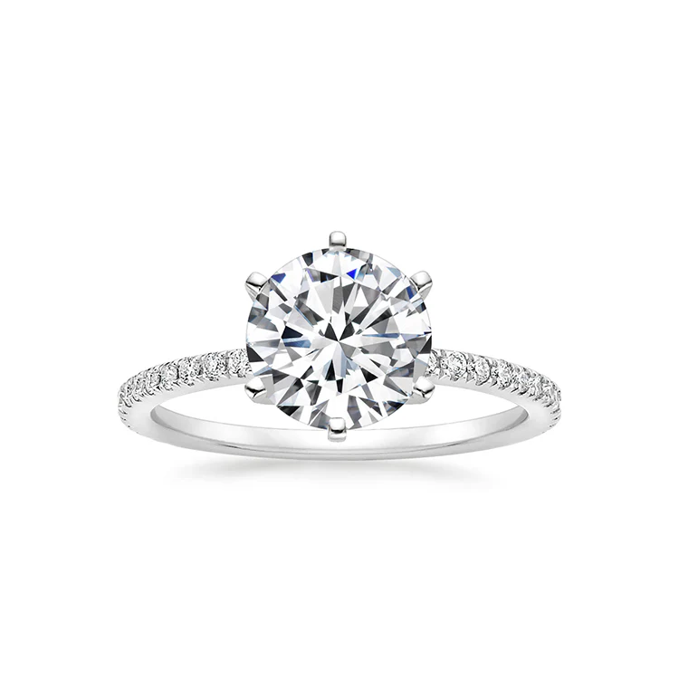 Jada - Round cut Lab Grown Diamond Ring